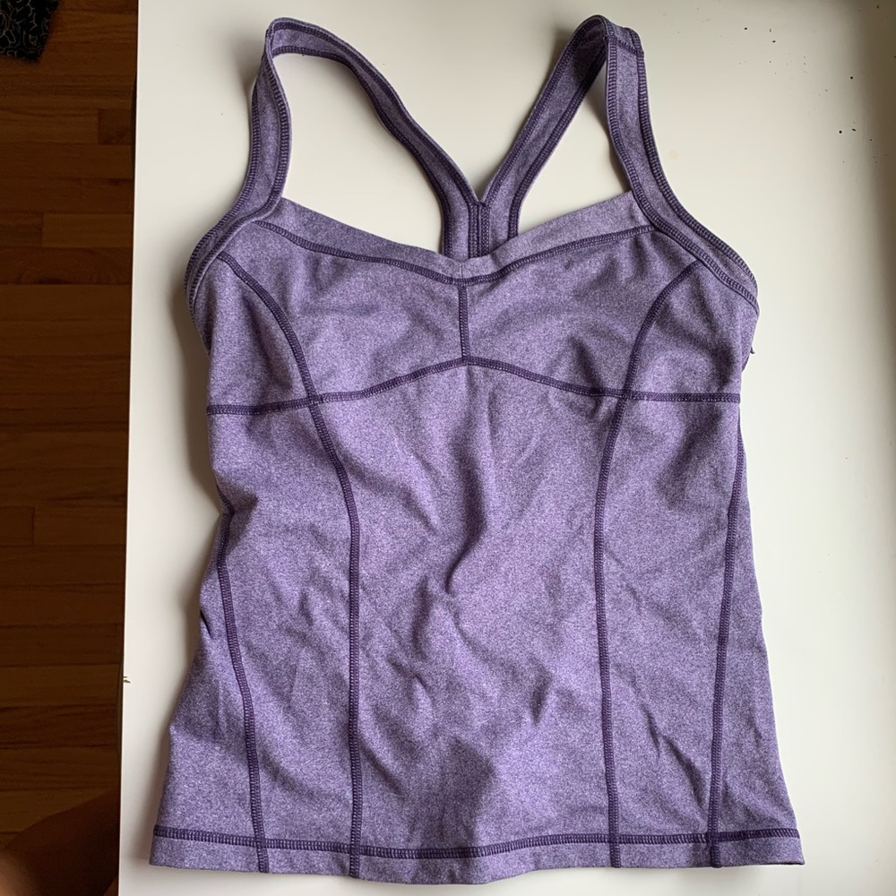 Zella Purple Nebula Athletic Top